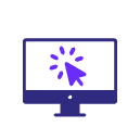 Icon showing a mouse pointer clicking