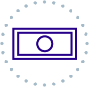 Financial support icon